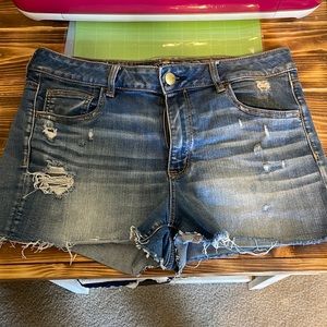 16. American Eagle super stretch cut off shorts. EUC.